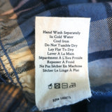 LoveShackFancy Smocked Mini Dress Stanley Blue Plaid Size Extra Small