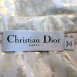 Christian Dior Chez Moi Short Sleeve Pajama Shirt Gold Metallic Size US 4