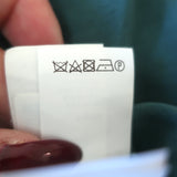 Brunello Cucinelli Silk Western Shirt Green Size Medium Roll-Sleeve Blouse