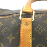 Louis Vuitton Keepall 55 Monogram Canvas Duffle Bag Brown W/ Tag, Lock, Key