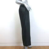 T by Alexander Wang Wet Shine Midi Skirt Black Satin Size 4