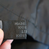 Prada Nylon Belted Mini Skirt Black Size 44