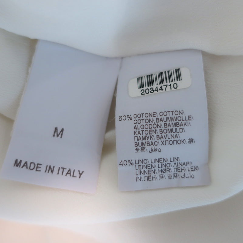 Brunello Cucinelli Monili-Pocket Blouson Mini Dress White Size Medium