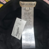 Emilio Pucci Techno Twill Bucket Hat Pink Onde Print Size 1 NEW