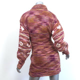 LoveShackFancy Turtleneck Dress Pacifica Pink Intarsia Knit Size Extra Small