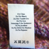 LoveShackFancy Turtleneck Dress Pacifica Pink Intarsia Knit Size Extra Small