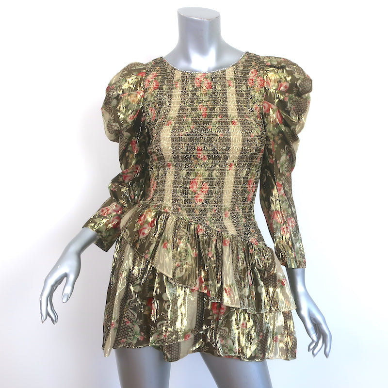 gold love shack fancy dress Berisa Beaded Bow Maxi Dress