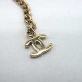 Chanel 02P Coco Name Plate Chain Belt Pink Crystals