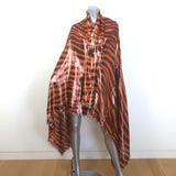 Louis Vuitton Stephen Sprouse Metallic Tiger Print Fringed Scarf Shawl
