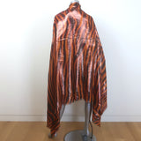 Louis Vuitton Stephen Sprouse Metallic Tiger Print Fringed Scarf Shawl
