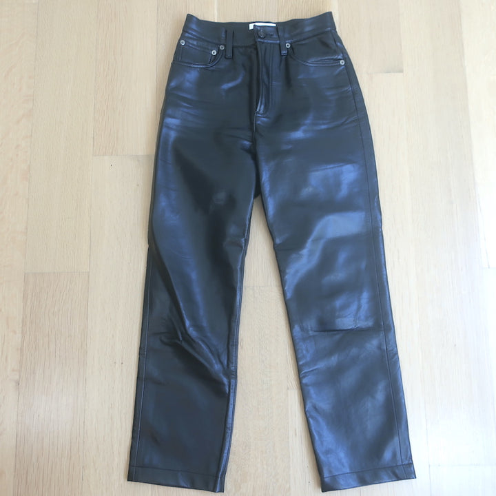 AGOLDE Recycled Leather Fitted 90&