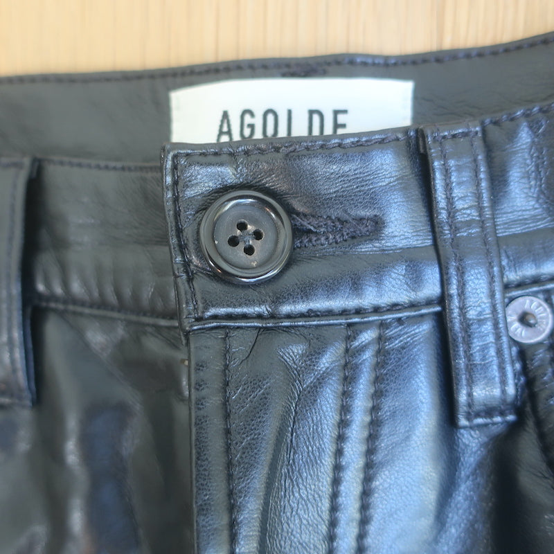 AGOLDE Recycled Leather Fitted 90&