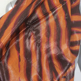 Louis Vuitton Stephen Sprouse Metallic Tiger Print Fringed Scarf Shawl