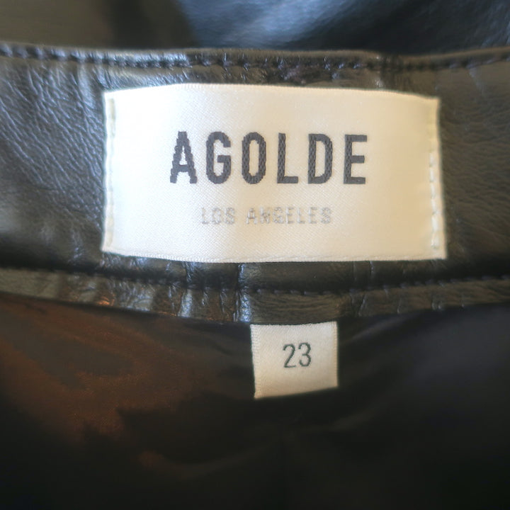 AGOLDE Recycled Leather Fitted 90&