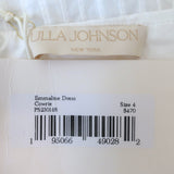 Ulla Johnson Emmaline Cutout Midi Halter Dress White Cotton Size 4 NEW