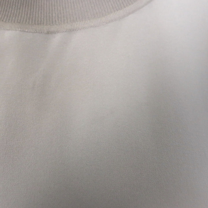 Joseph Rubin Short Sleeve Top Taupe Crepe de Soie Silk Size 38