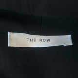 The Row Dorma Sleeveless Cowl Neck Dress Black Stretch Crepe Size Large