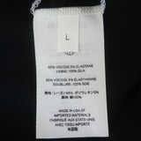 The Row Dorma Sleeveless Cowl Neck Dress Black Stretch Crepe Size Large