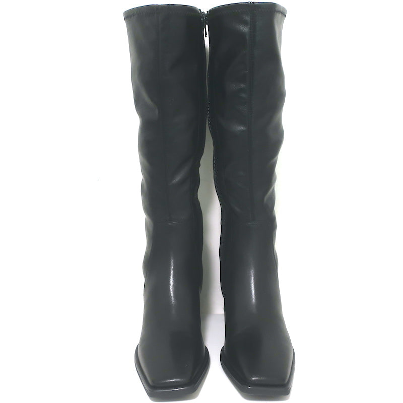 Vagabond Shoemakers Hedda Knee High Boots Black Leather Size 38 NEW