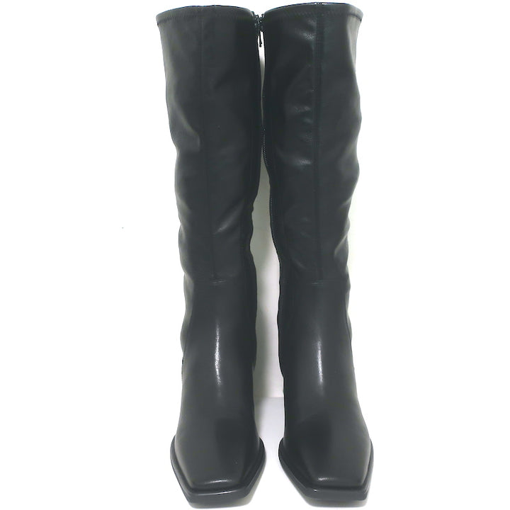 Vagabond Shoemakers Hedda Knee High Boots Black Leather Size 38 NEW