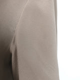 Joseph Rubin Short Sleeve Top Taupe Crepe de Soie Silk Size 38