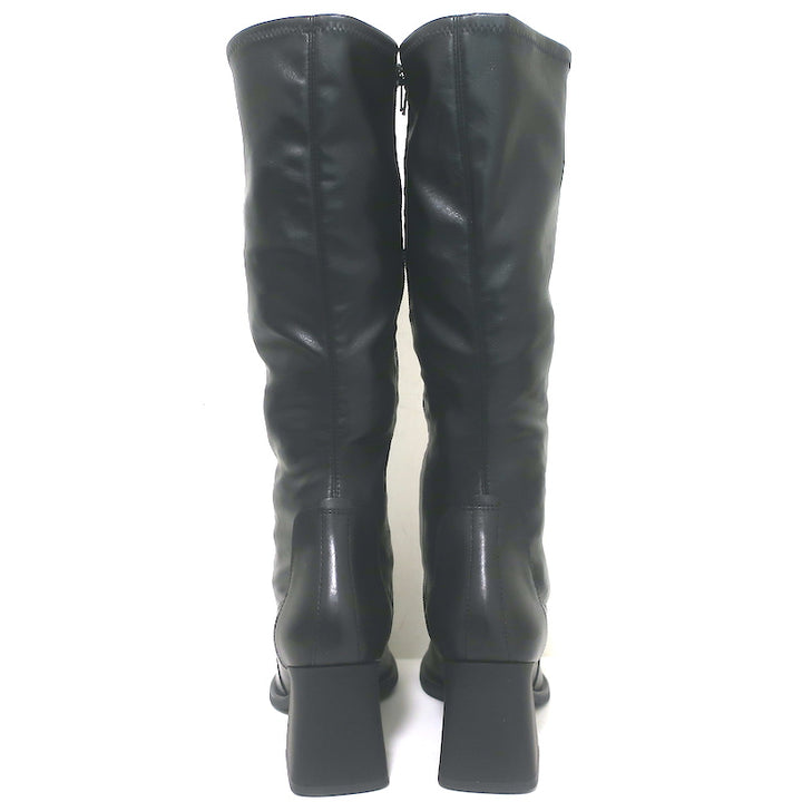 Vagabond Shoemakers Hedda Knee High Boots Black Leather Size 38 NEW