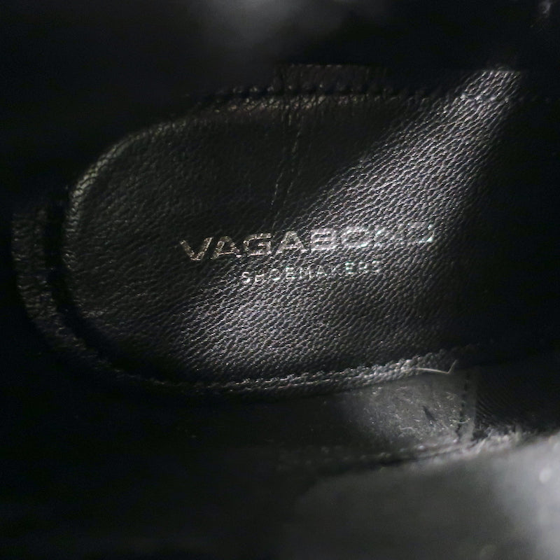 Vagabond Shoemakers Hedda Knee High Boots Black Leather Size 38 NEW