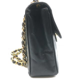 Vintage Chanel 1994 Jumbo Mademoiselle Flap Bag Black Leather Crossbody