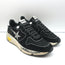 Golden Goose Running Sole Sneakers Black Suede Size 42