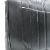 Vintage Chanel 1994 Jumbo Mademoiselle Flap Bag Black Leather Crossbody