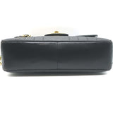 Vintage Chanel 1994 Jumbo Mademoiselle Flap Bag Black Leather Crossbody