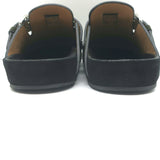 Isabel Marant Mirvin Clogs Dark Green Suede Size 37 Flat Mules NEW