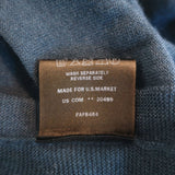 Loro Piana Sleeveless V-Neck Knit Top Navy Cashmere-Silk Size 40