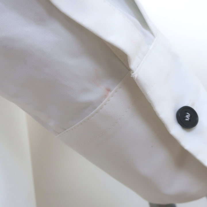 Jil Sander Bell Midi Shirtdress White Cotton Poplin Size 36