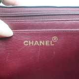 Vintage Chanel 1994 Jumbo Mademoiselle Flap Bag Black Leather Crossbody