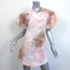 A.L.C. Puff Sleeve Mini Dress Jess Light Pink Tie Dye Cotton Size 2