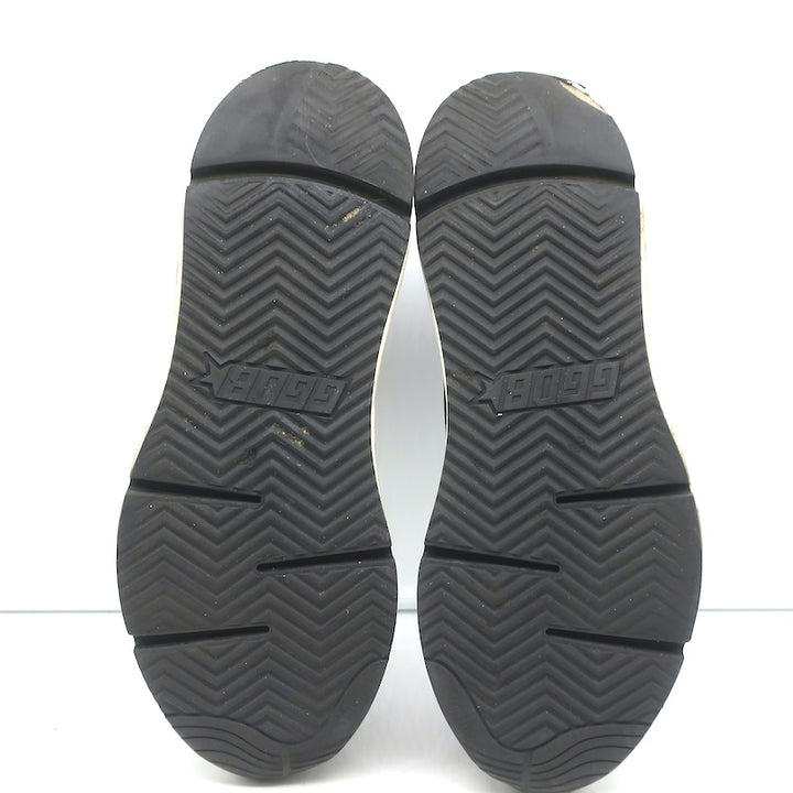 Golden Goose Running Sole Sneakers Black Suede Size 42