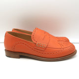 The Office of Angela Scott Ms. Charlotte Penny Loafers Orange Size 40 NEW