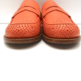 The Office of Angela Scott Ms. Charlotte Penny Loafers Orange Size 40 NEW