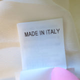 Brunello Cucinelli Double Breasted Corduroy Blazer Cream Linen-Blend Size 38