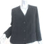 Chanel 20P Multi-Pocket Tweed  Uniform Jacket Black Virgin Wool Size 44