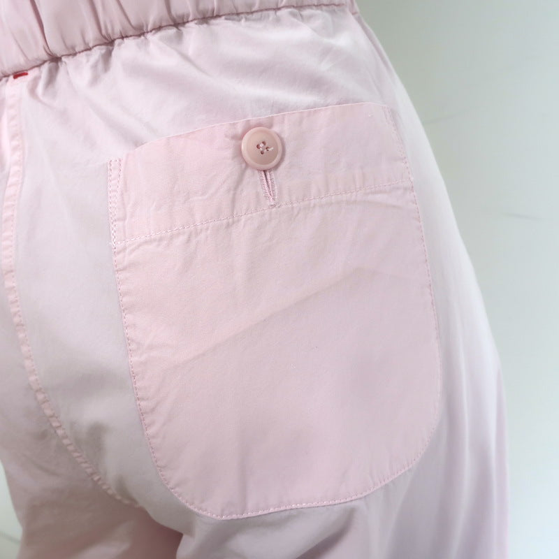 Casey Casey Drays Travail Shirt &amp; Jude Pants Set Pink Cotton Size Small/Medium