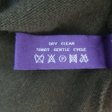 Ralph Lauren Collection Cashmere Crewneck Sweater Forest Green Size Medium