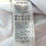 Alexander McQueen A-Line Midi Dress White/Multi Floral Print Poplin Size 38