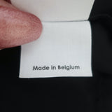 Dries Van Noten Puff Sleeve Dress Black Ruffled Cupro Size 36