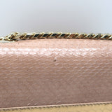 Jimmy Choo Rebel Mini Crossbody Bag Ballet Pink/Rose Gold Elaphe Snakeskin