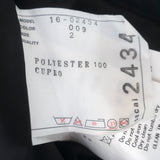 Sacai Leaf Print Ultra Wide Leg Pants Black & Navy Chiffon Size 2