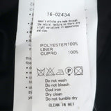 Sacai Leaf Print Ultra Wide Leg Pants Black & Navy Chiffon Size 2