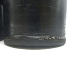 Courreges Rider Boots Black Patina Leather Size 40