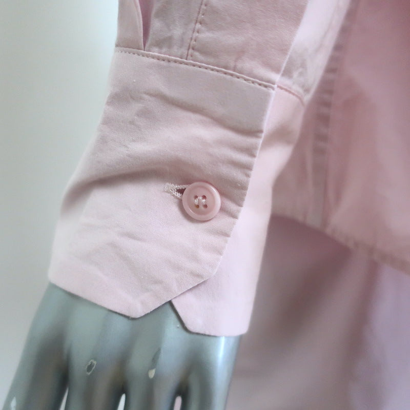 Casey Casey Drays Travail Shirt &amp; Jude Pants Set Pink Cotton Size Small/Medium
